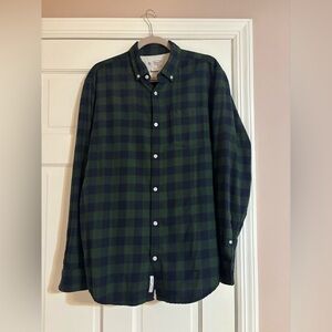 Penguin Men's Plaid Button-Down Large